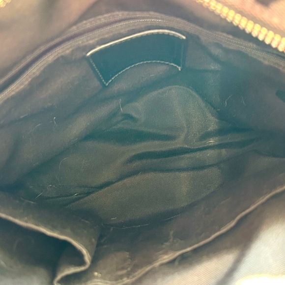 Coach Signature Stripe Python Tote - Picture 5 of 6